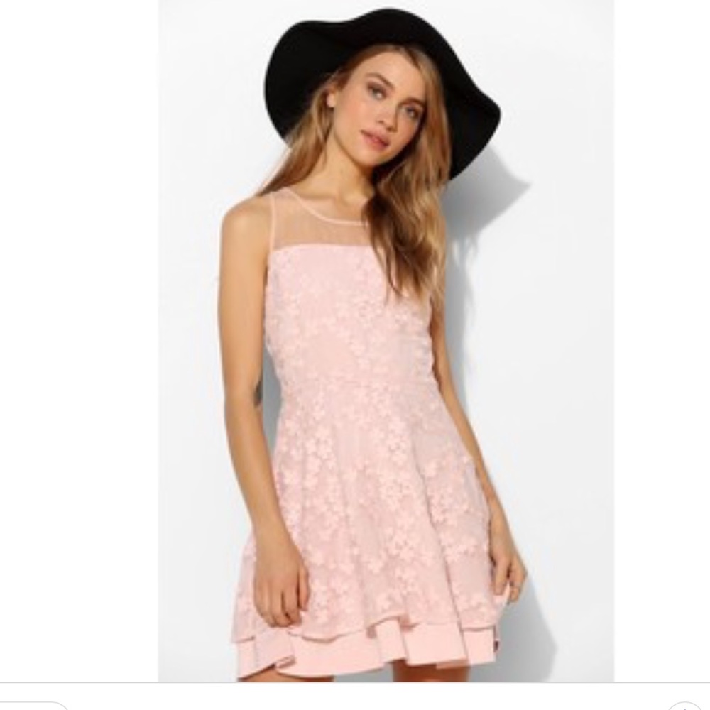 Urban Outfitters J.O.A. Blossom Pink Dress XS